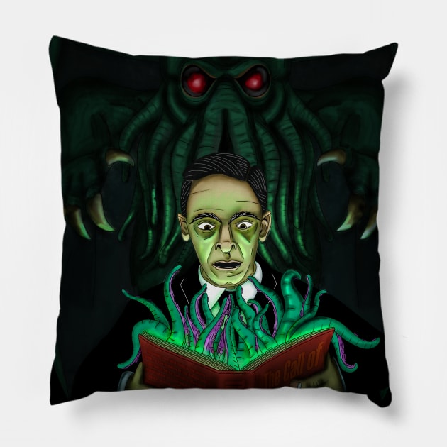 Lovecraftian Horror Pillow by NGM