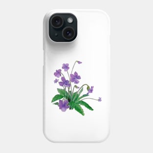 January 8th birthday flower Phone Case