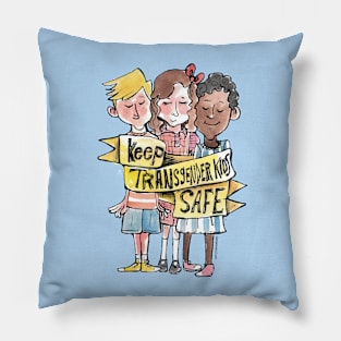 Keep Transgender Kids Safe Pillow