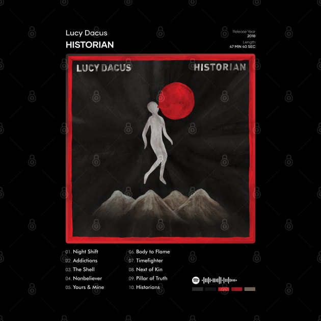 Lucy Dacus - Historian Tracklist Album by 80sRetro