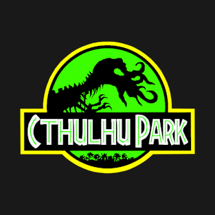 Cthulhu Park - Retro 90s Movie Parody (Green Variant) T-Shirt