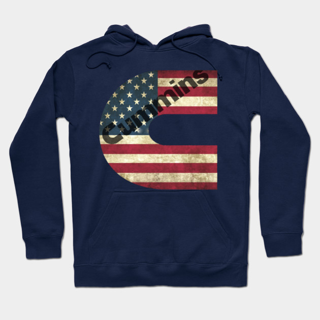 cummins flag hoodie