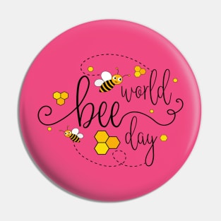 Bee world day Pin