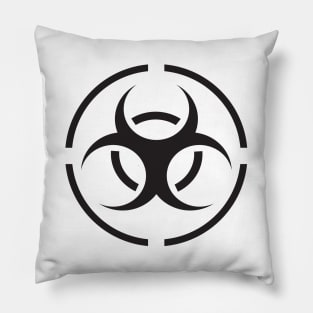 Biohazard sign Pillow