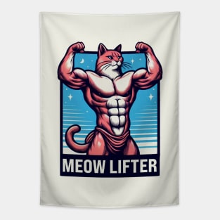 meow lifter - gym cat Tapestry