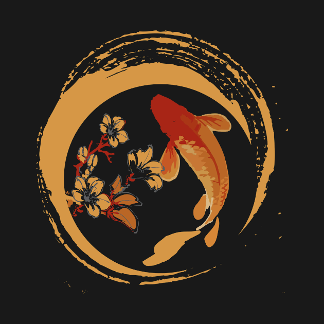 KOI FISH IN ELEGANT SHAPE AND MODERN LOOK by asepsarifudin09