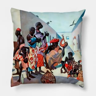 African tribe at the fair Pillow