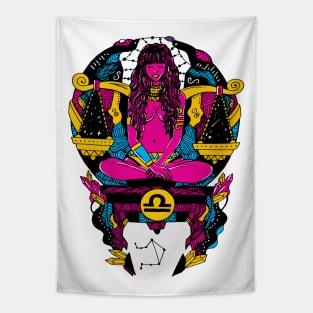 CMYK Libra Beauty Tapestry