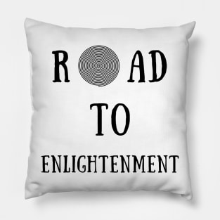 Road to enlightenment Pillow