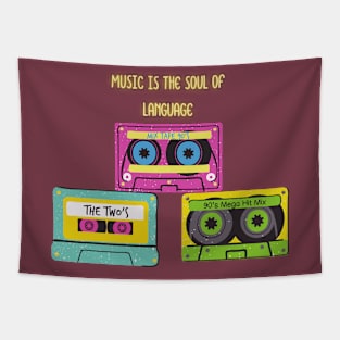 Retro music Tapestry