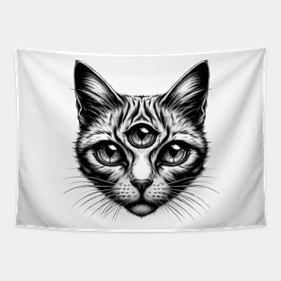 Purr-fectly Noir Tapestry