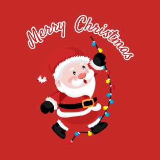 Merry christmas and Cute Santa Claus. T-Shirt