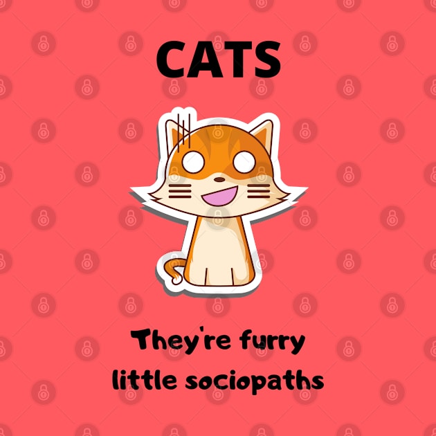 Cats Furry little sociopaths by NickDsigns