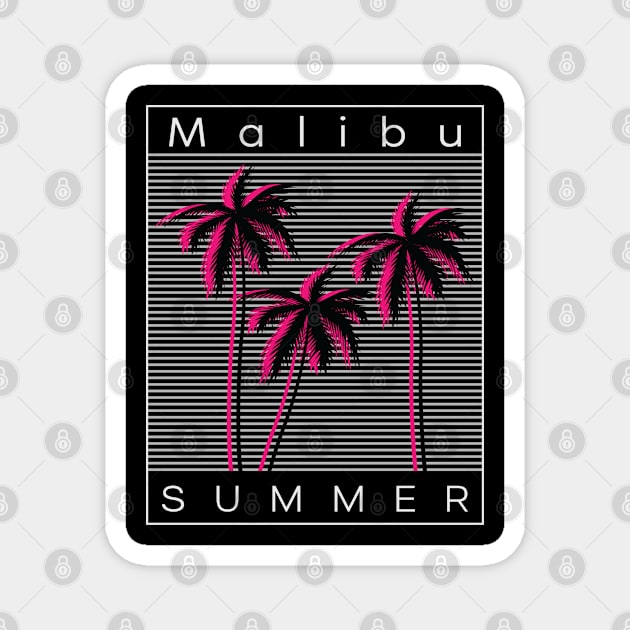 Malibu summer Magnet by SerenityByAlex