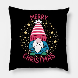 Merry Christmas gnome Pillow