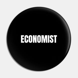 Economist Word - Simple Bold Text Pin