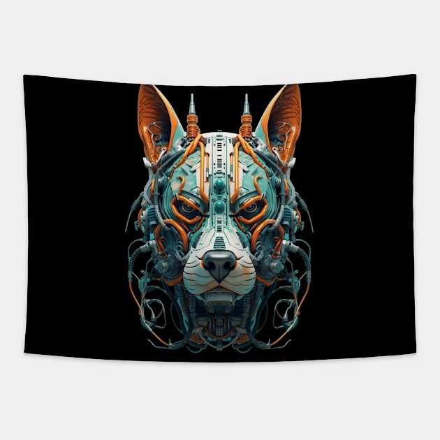 Industrial Punk Dogs by Liza Kraft 7.0 Tapestry by Adnorm Supply