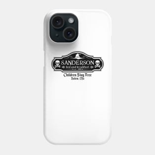 Sanderson bed and breakfast, Hocus Pocus, Winifred Sanderson, Filming Location, Halloween Shirt, Sanderson Sisters, Sanderson B & B Phone Case