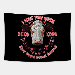 Who Loves Cows Women Farmer Tapestry