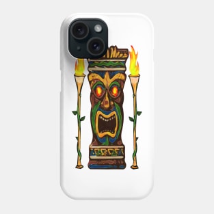 Torches, The Tiki Totem Phone Case