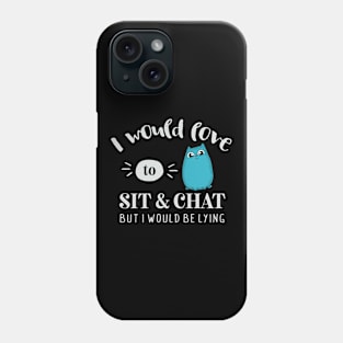 Love to Chat Lying Cute Cat Phone Case