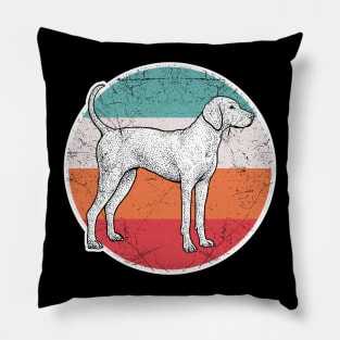 Vintage Retro Vizsla Pillow