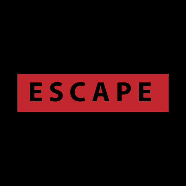 escape title with red strip by ATTO'S GALLERY