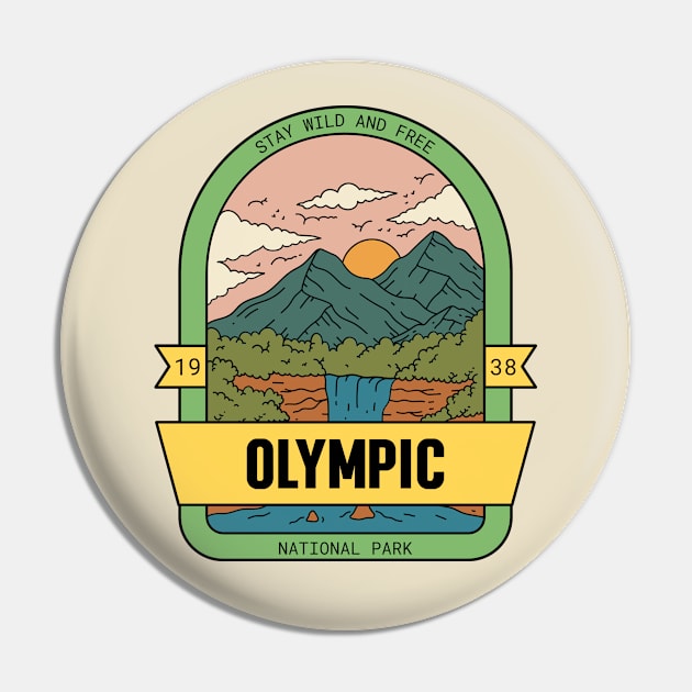 Olympic National Park Hiking Camping Outdoors Outdoorsman Pin by Tip Top Tee's