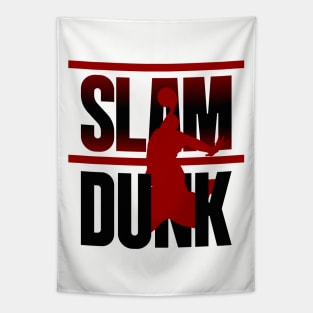 Slamdunk | Basketball | Black red Tapestry