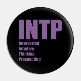 INTP The LOGICIAN MBTI types 2A Myers Briggs personality Pin