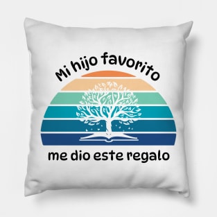 Mi hijo favorita me dio este regalo. Idea de regalo para papá en su día. Día del Padre Pillow