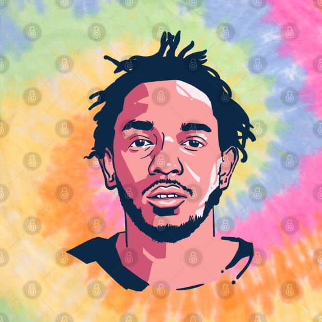 kendrick lamar simple art by pentaShop