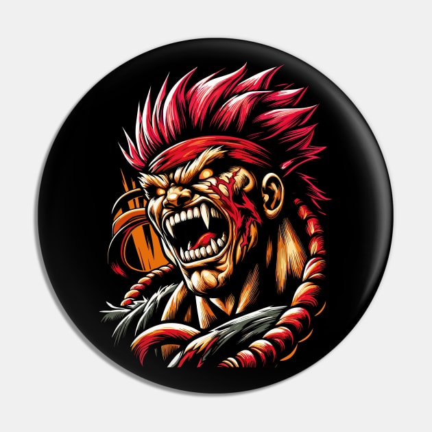 Angry Gouki Pin by Ikibrai