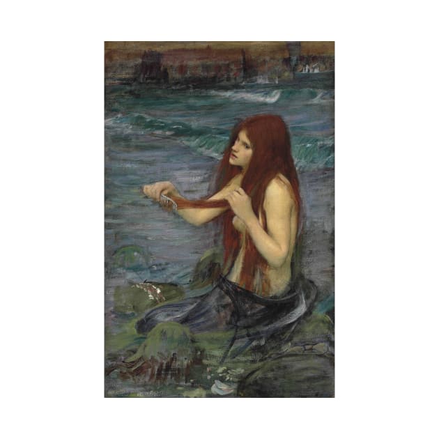 Sketch for A Mermaid by John William Waterhouse by Classic Art Stall