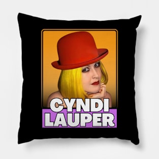 Cyndi lauper (retro) Pillow