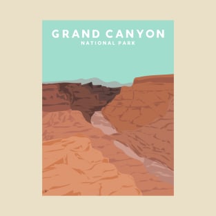 Grand Canyon National Park Travel Poster T-Shirt