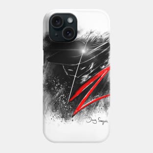 Zorro Black White and red Phone Case