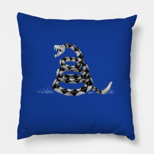 FULL SIZE - Don't Tread on Me Gadsden Design Pillow