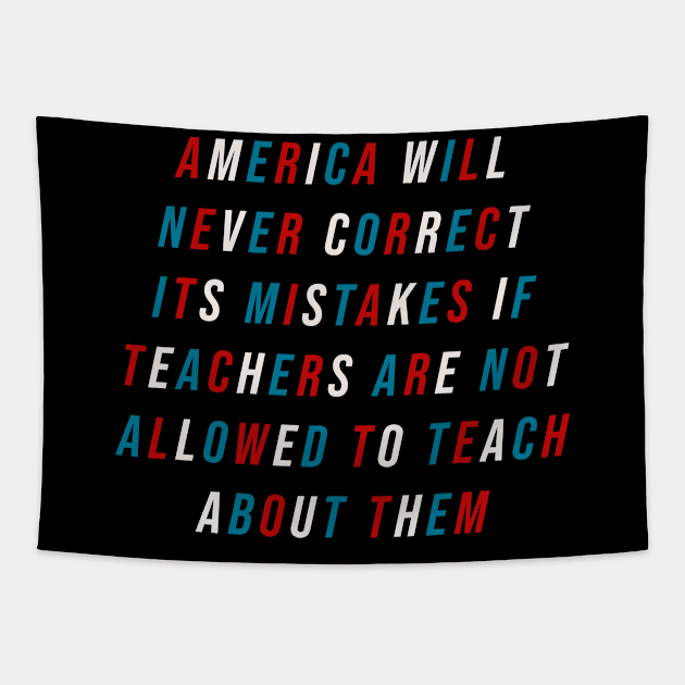 Teach American History Tapestry by n23tees