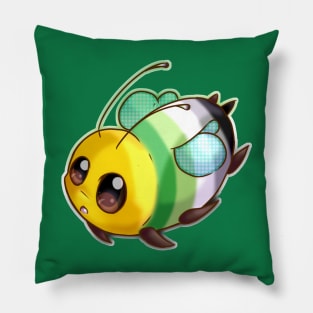Aromantic bee Pillow