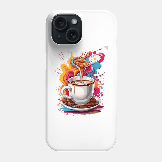 I Love Coffee Phone Case by Omerico