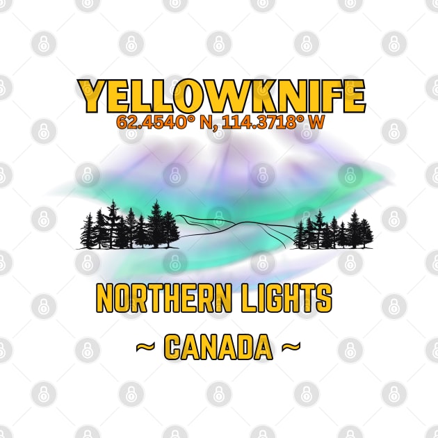 Yellowknife - Aurora Boreal - Northwest Territories by DW Arts Design