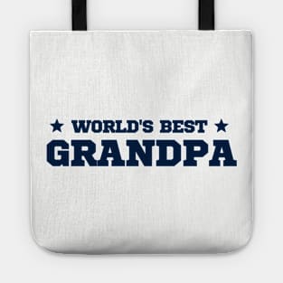 World's Best Grandpa Funny Saying Fathers Day Gift Tote