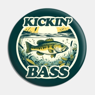 Largemouth Bass Humor Pin