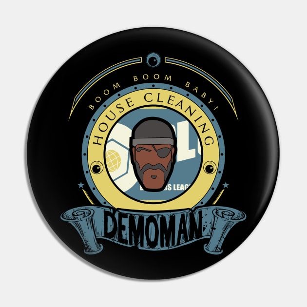 Demoman - Blue Team Pin by FlashRepublic