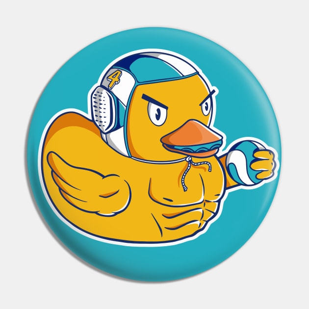 Water Polo Rubber Ducky Pin by SLAG_Creative