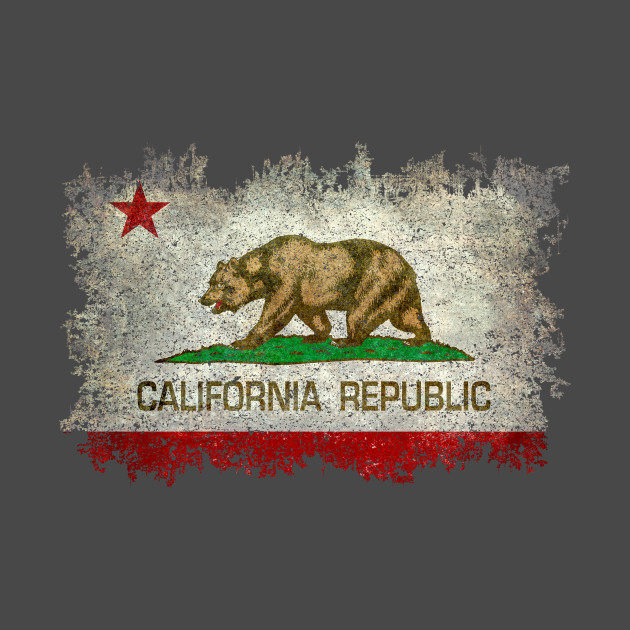 Vintage California Republic Flag - California - Phone Case