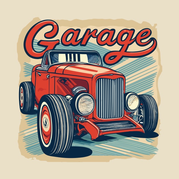 Vintage Garage by Kingrocker Clothing