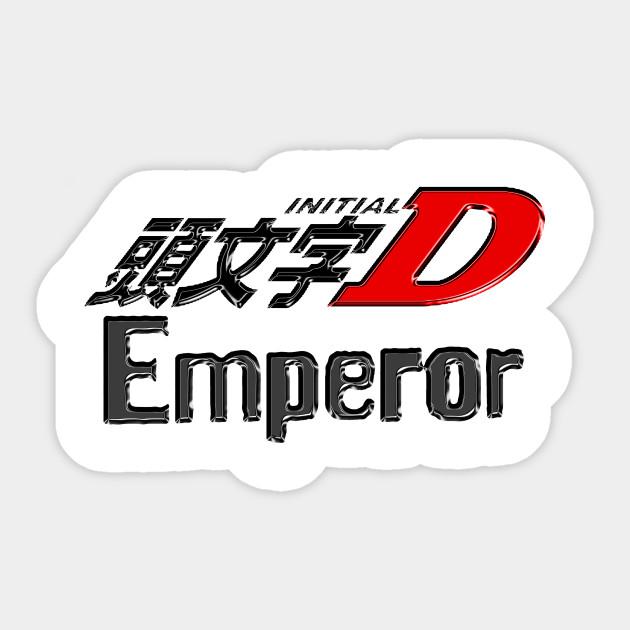 Initial D Emperor Initial D Sticker Teepublic Uk