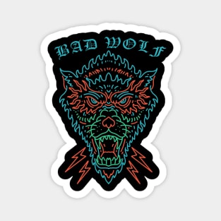 tattoo, bad wolf Magnet